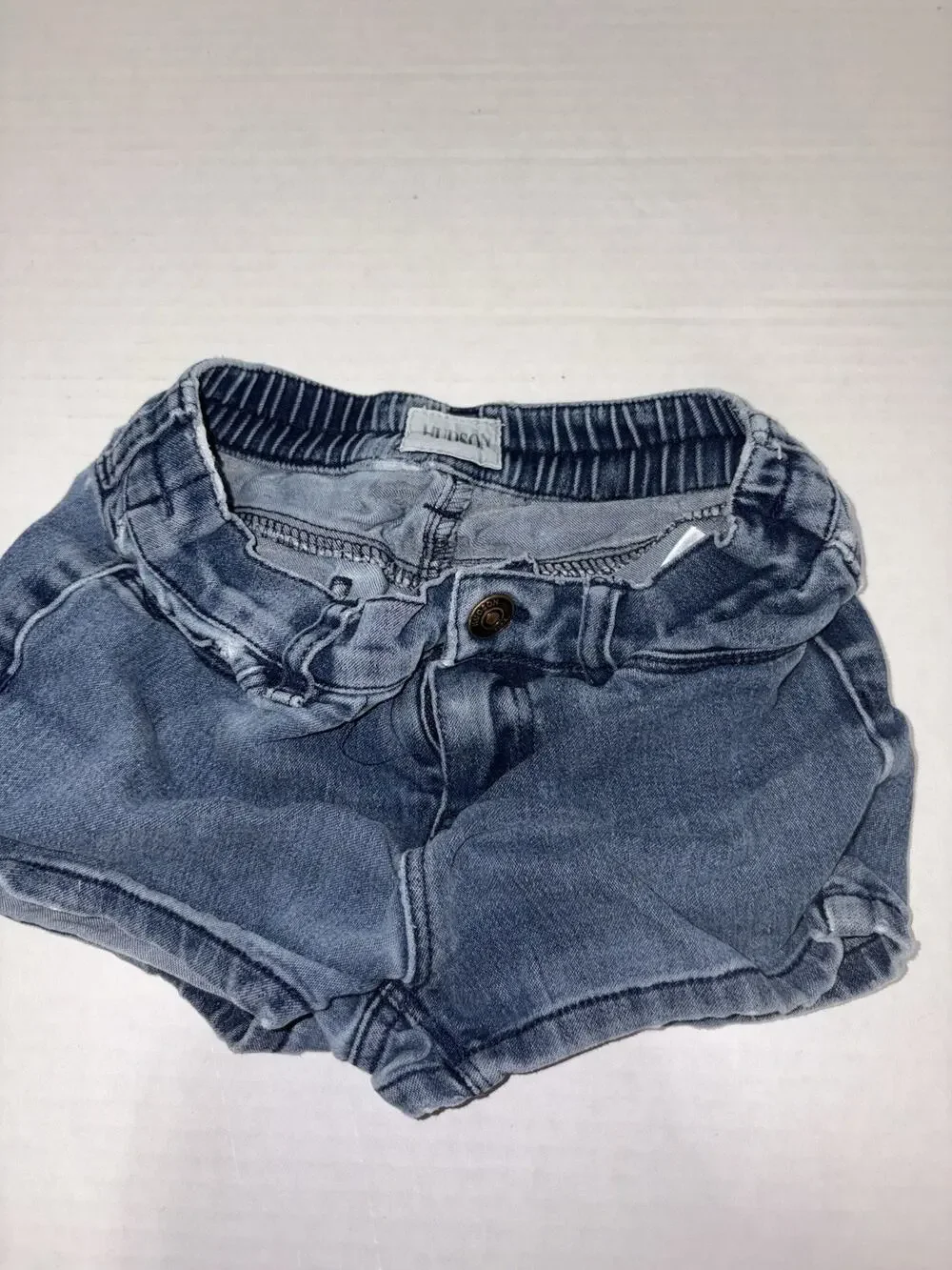 Hudson Baby Denim Pull-On Shorts Medium Wash Size 3t